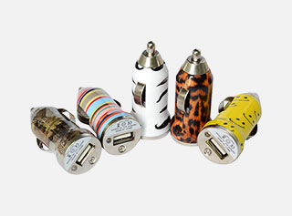 mini water transfer printing car charger