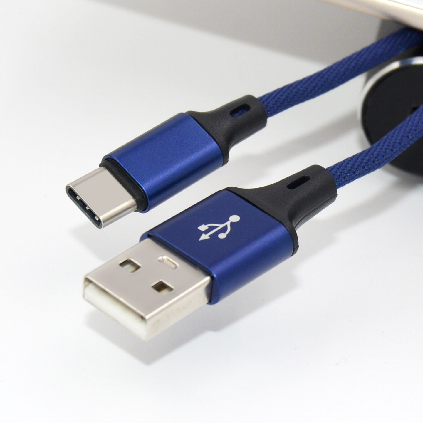 colorful 1m USB A to C cable Nylon braided