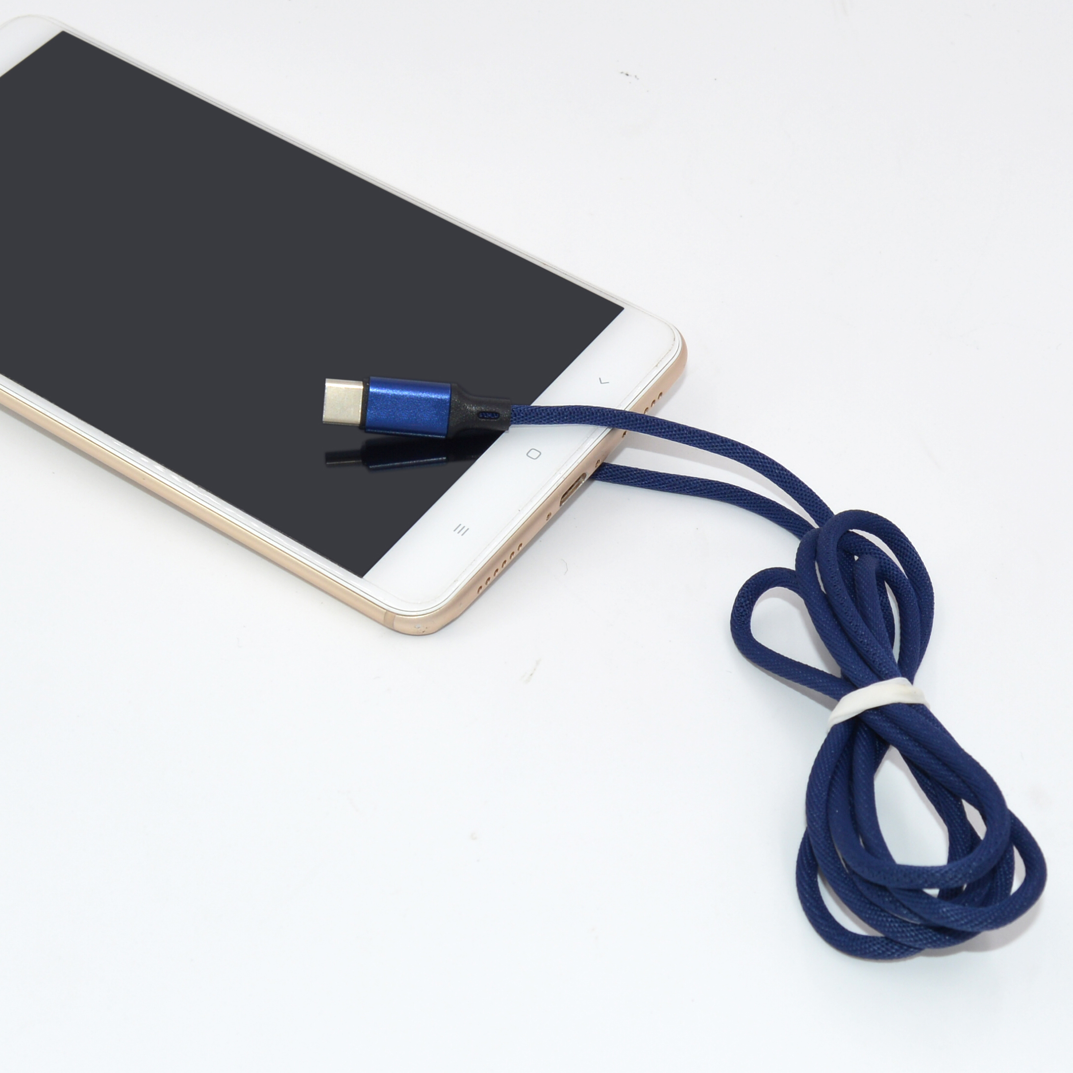colorful 1m USB A to C cable Nylon braided